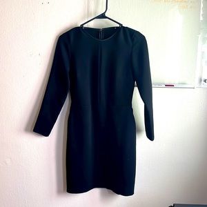 XS Wilfred Free Black Long Sleeved Dress